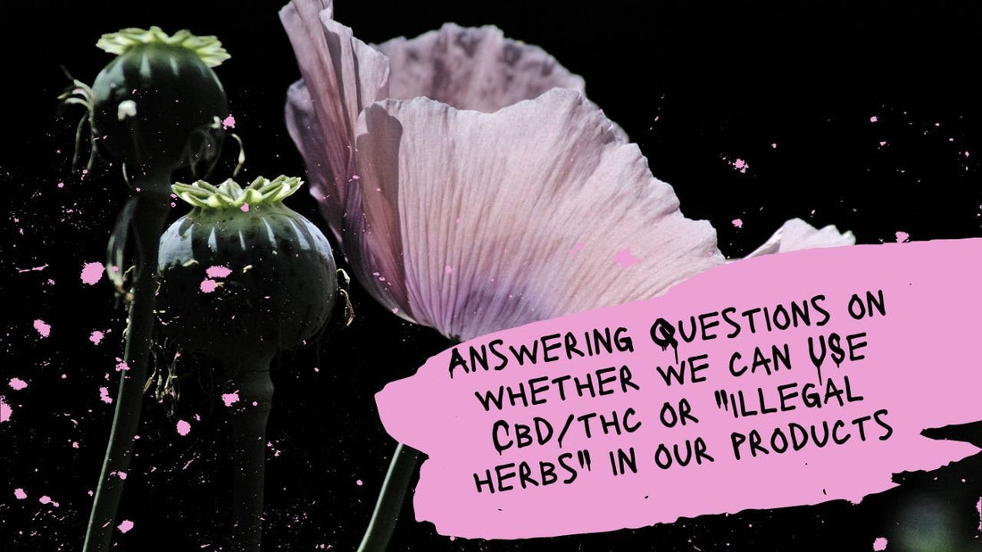 Answering Questions on Whether We Can Use CBD/THC or "Illegal Herbs" in Our Products
