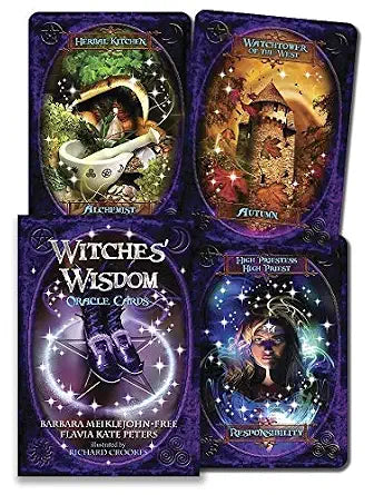 Witches' Wisdom Oracle Cards (used)