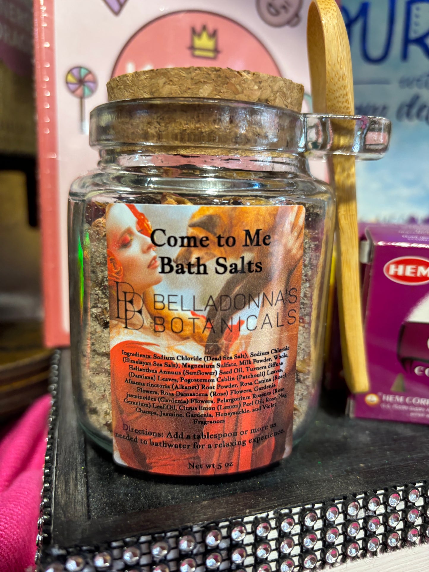 Come to me Bath Salt Jar