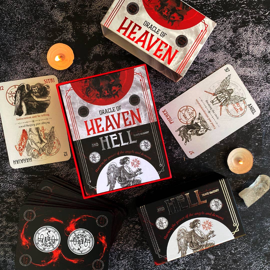 Oracle of Heaven and Hell by Travis McHenry: Flashcards; 168 pages / English