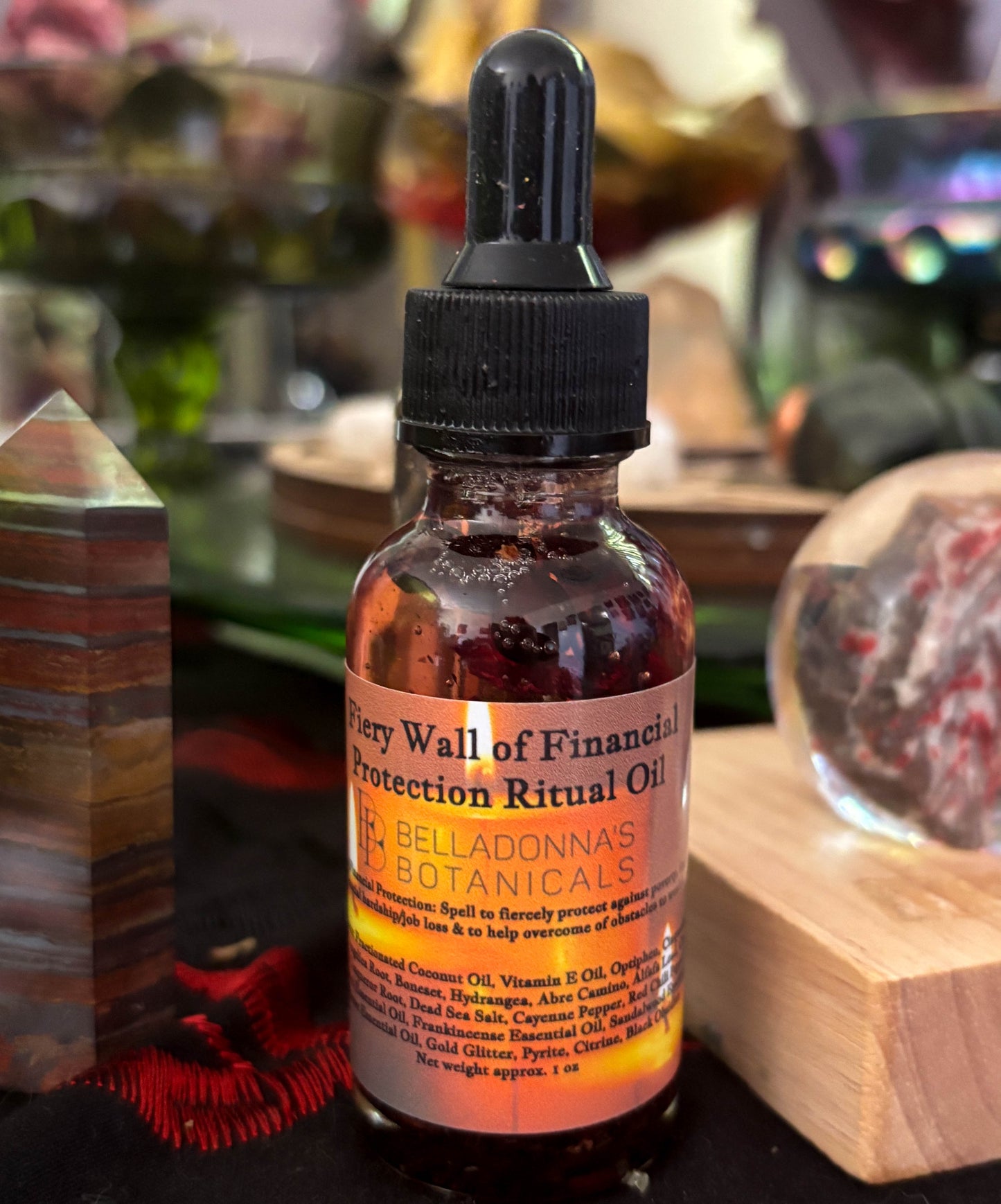 Fiery Wall of Financial Protection Ritual Oil
