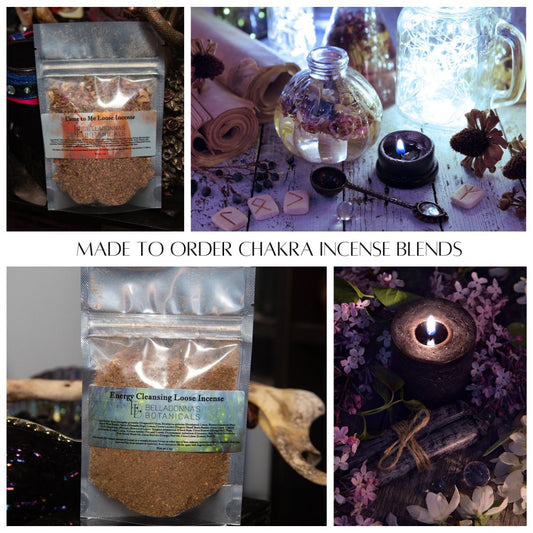 Made to Order Chakra Incense Blends