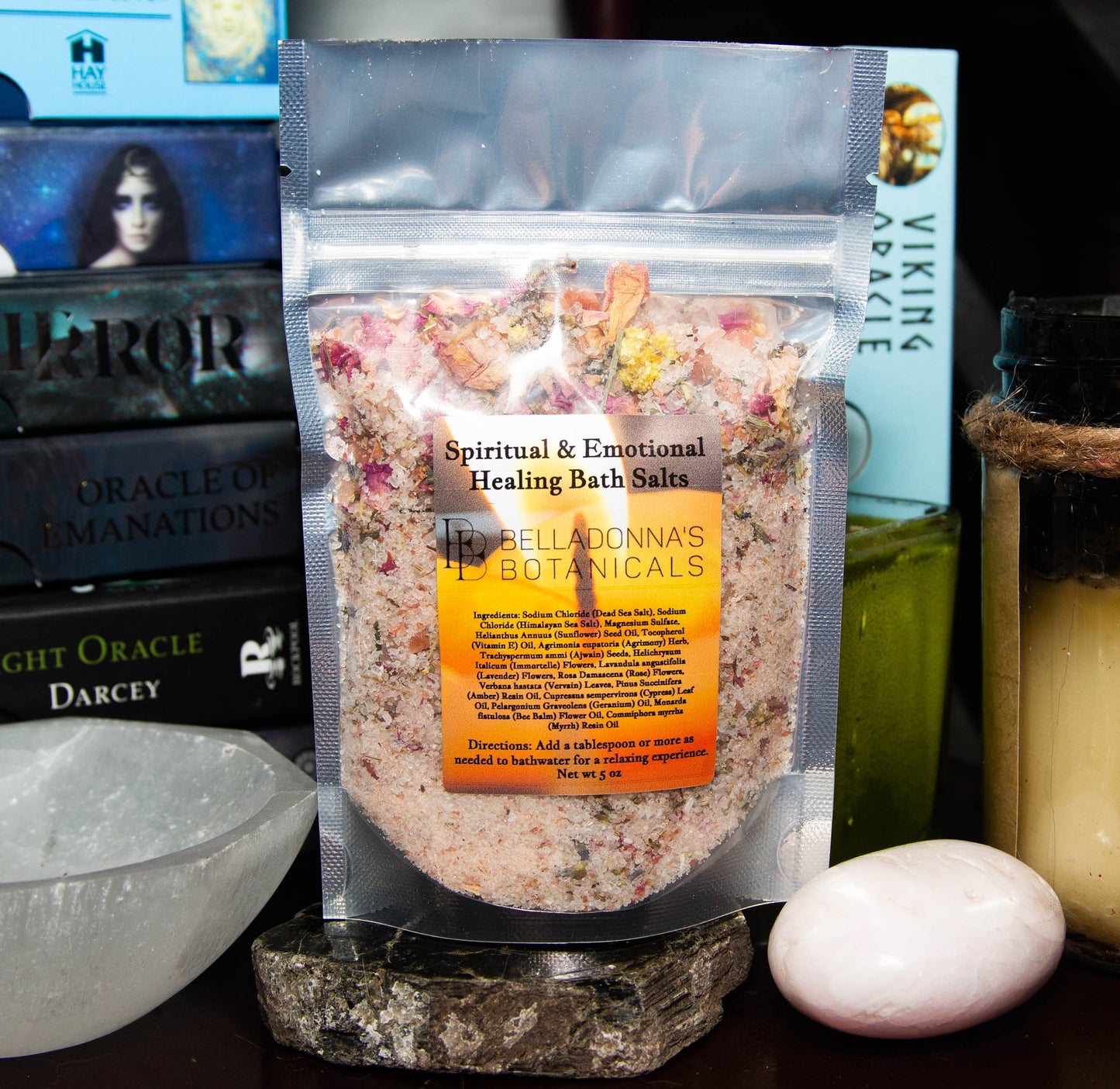 Spiritual & Emotional Healing Bath Salt Pouch