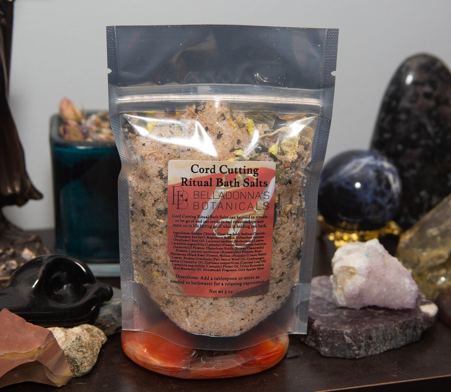 Cord Cutting Ritual Bath Salts Pouch