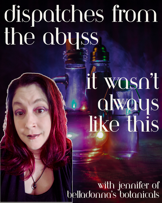 Dispatches from the Abyss: It Wasn't Always Like This