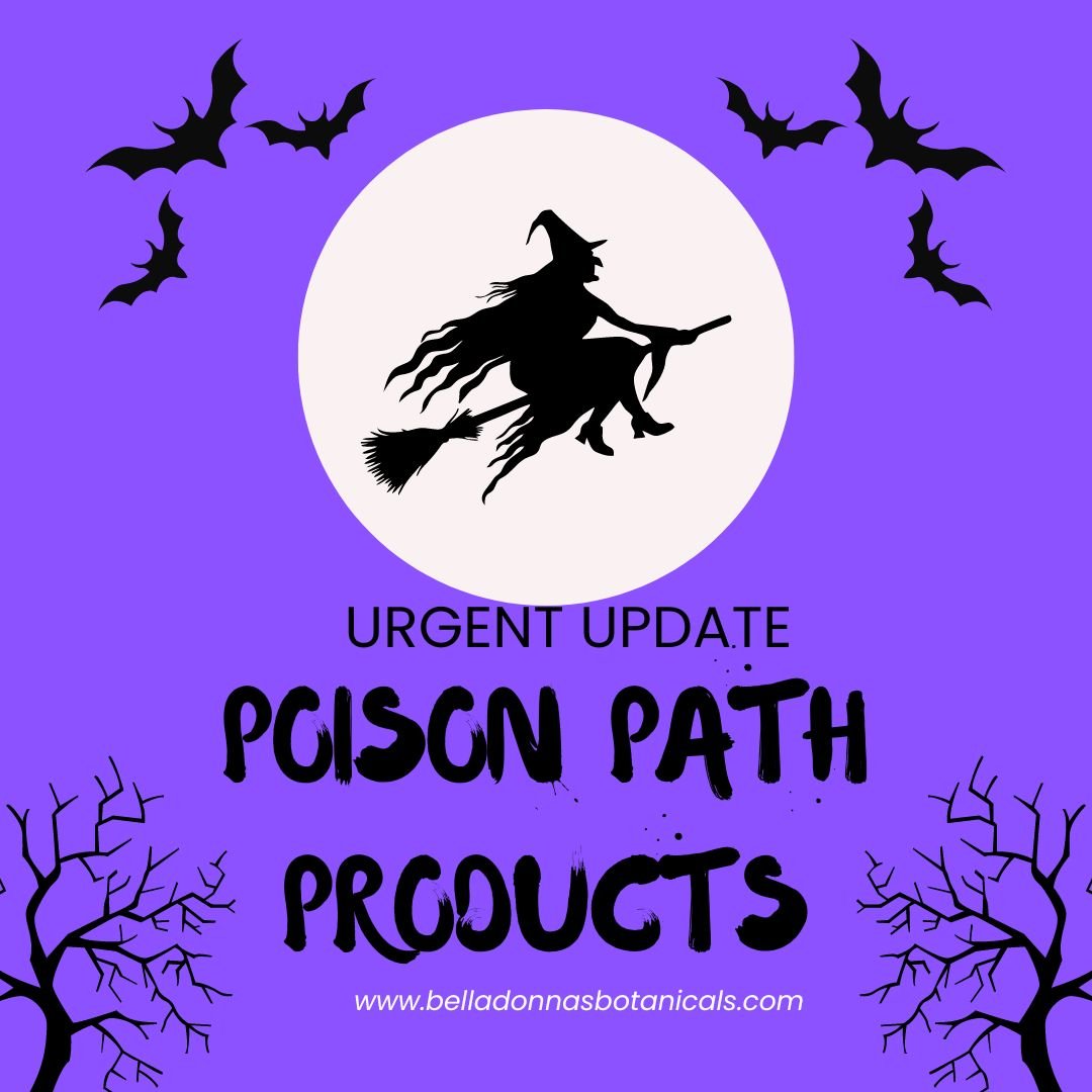 Urgent Updates Regarding Poison Path Products