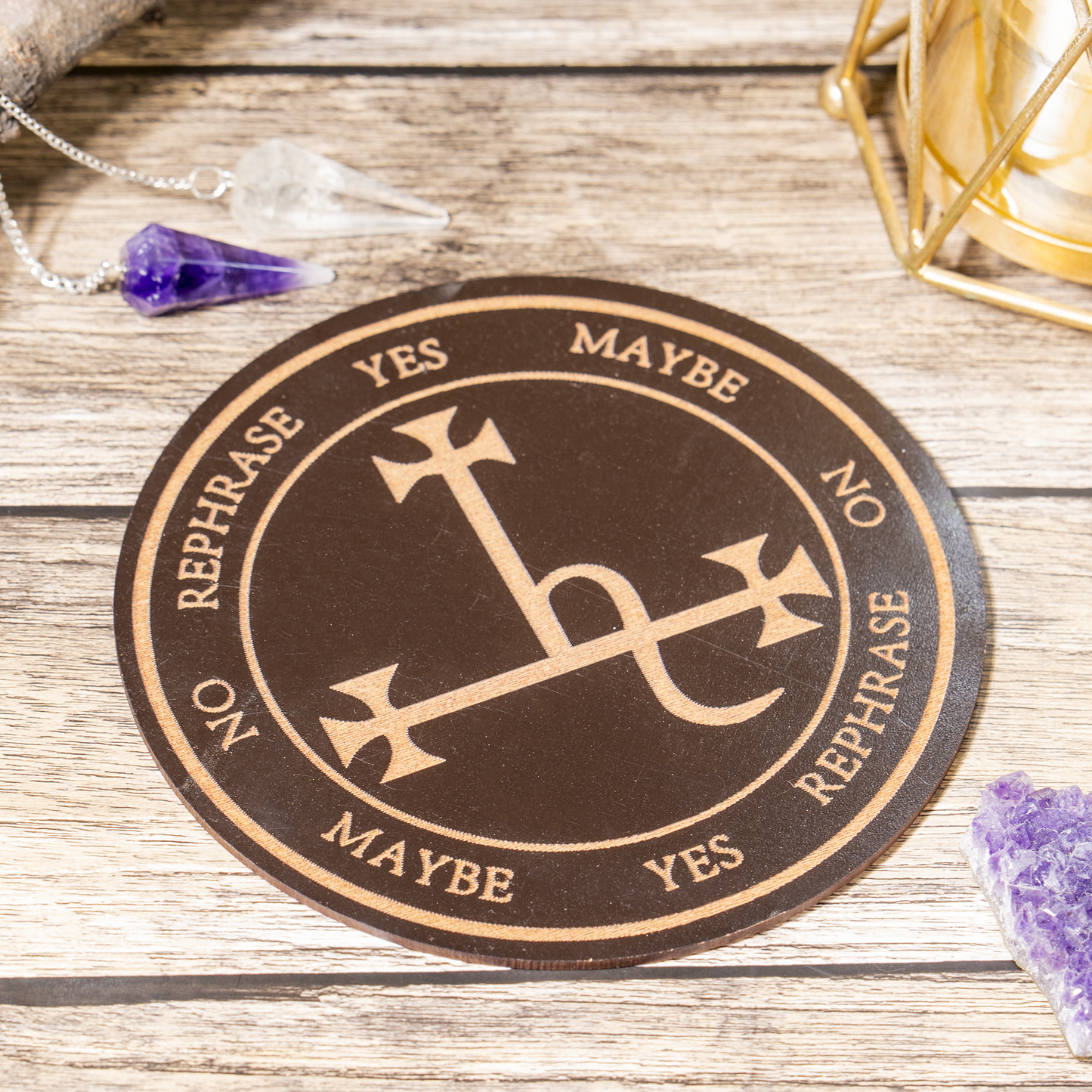 Lilith Sigil Altar 6" | Pendulum Board |Feminine Sigil Board