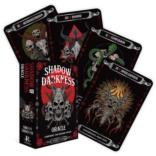 Shadow of Darkness Oracle by Sirian Shadow: Flashcards; 112 pages / English