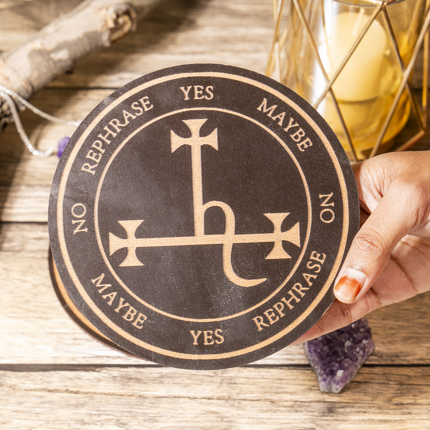 Lilith Sigil Altar 6" | Pendulum Board |Feminine Sigil Board
