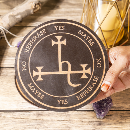 Lilith Sigil Altar 6" | Pendulum Board |Feminine Sigil Board