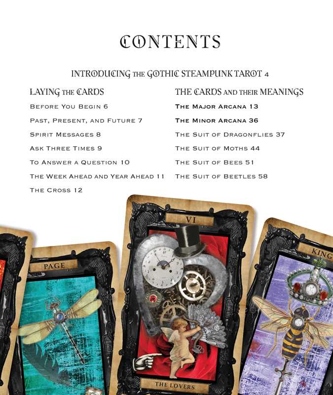 Gothic Steampunk Tarot by Liz Dean: Mixed Media; 64 pages / English
