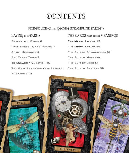Gothic Steampunk Tarot by Liz Dean: Mixed Media; 64 pages / English