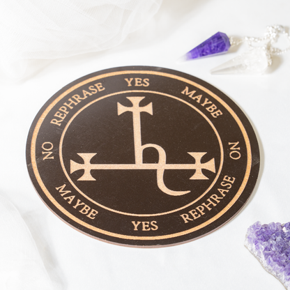 Lilith Sigil Altar 6" | Pendulum Board |Feminine Sigil Board