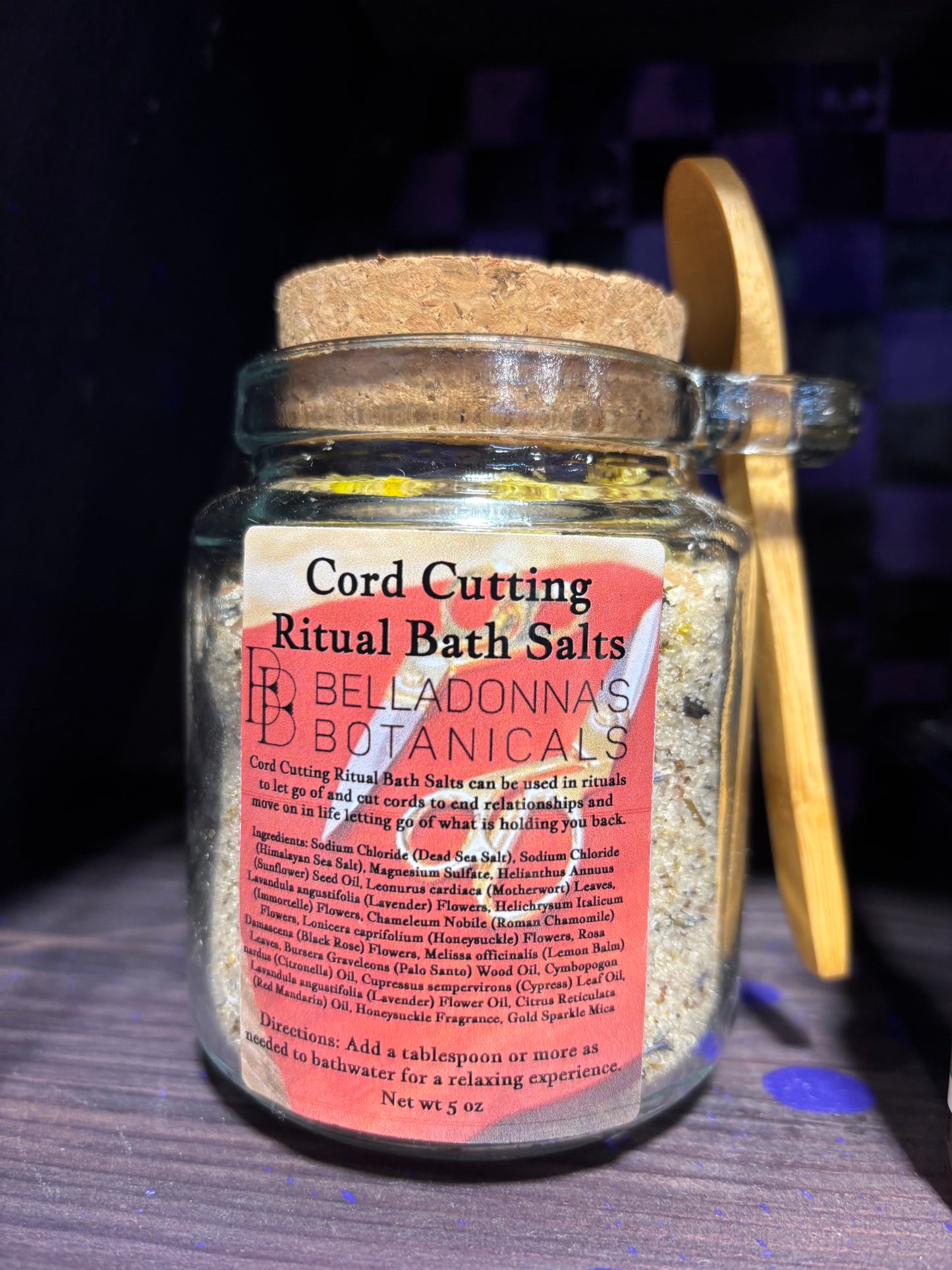 Cord Cutting Ritual Bath Salts