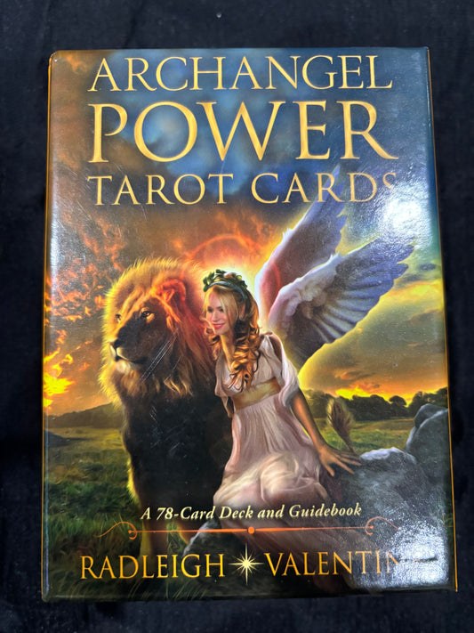 Archangel Power Tarot Cards: A 78-Card Deck and Guidebook (Used)