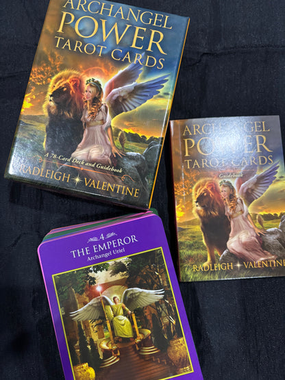 Archangel Power Tarot Cards: A 78-Card Deck and Guidebook (Used)