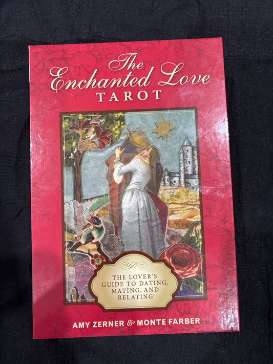 The Enchanted Love Tarot: The Lover's Guide to Dating, Mating, and Relating (Tarot Kit Box Set with 78 Cards and Guide Book)  (Used)
