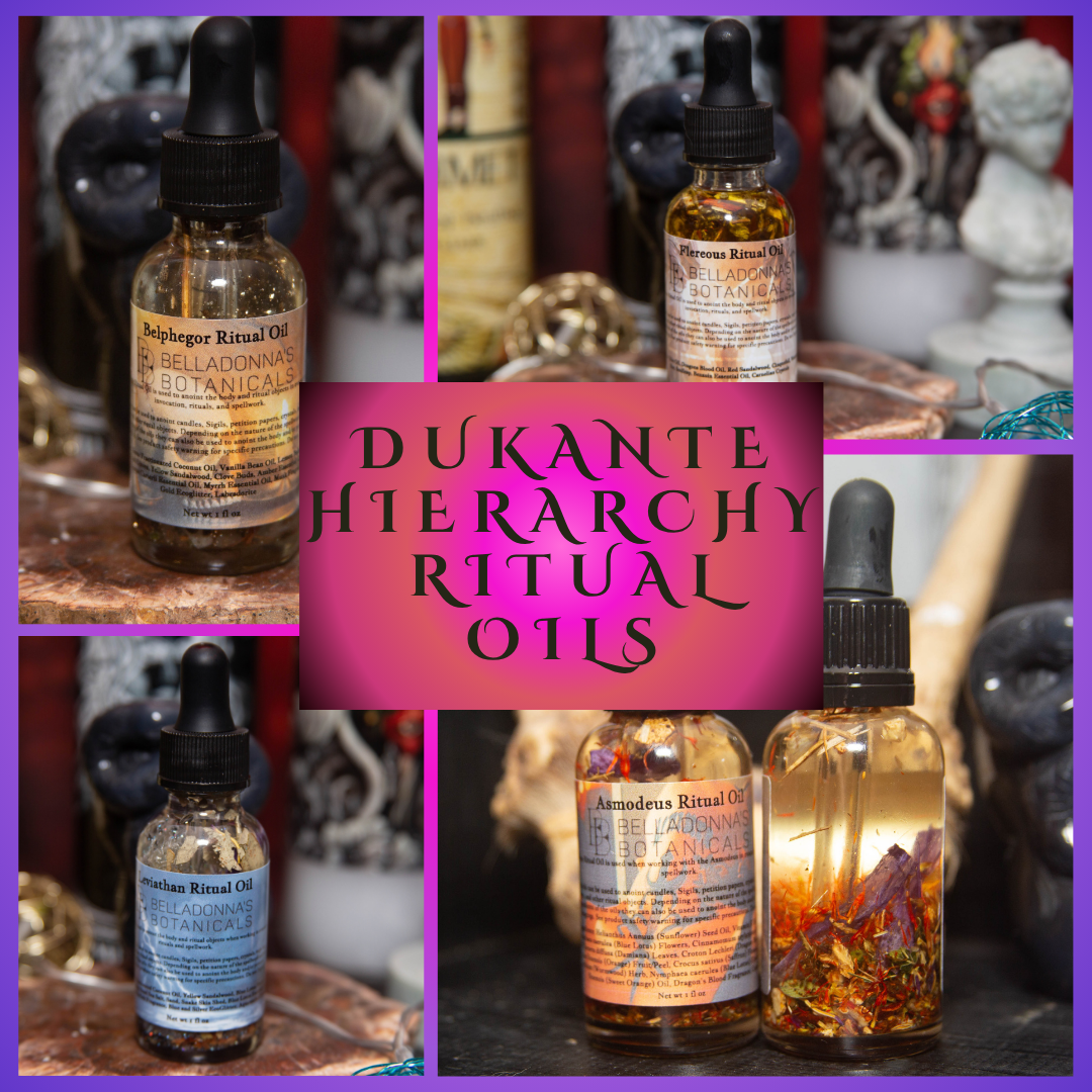 Made to Order Dukante Hierarchy Ritual Oils