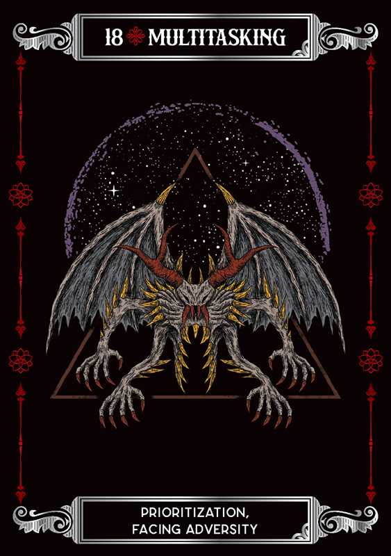 Shadow of Darkness Oracle by Sirian Shadow: Flashcards; 112 pages / English