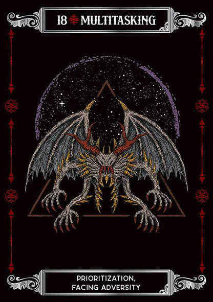 Shadow of Darkness Oracle by Sirian Shadow: Flashcards; 112 pages / English