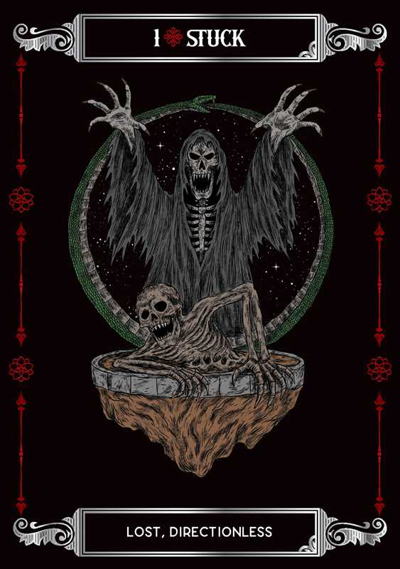 Shadow of Darkness Oracle by Sirian Shadow: Flashcards; 112 pages / English