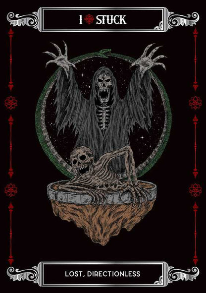 Shadow of Darkness Oracle by Sirian Shadow: Flashcards; 112 pages / English