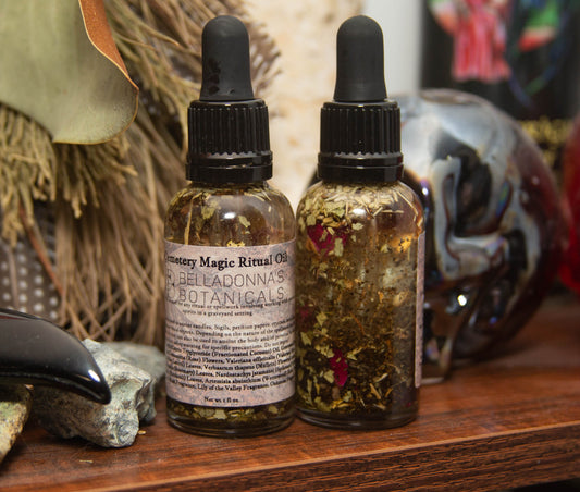 Cemetery Magic Ritual Oil