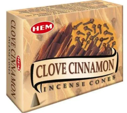 Clove Cinnamon Incense Cones (Hem)