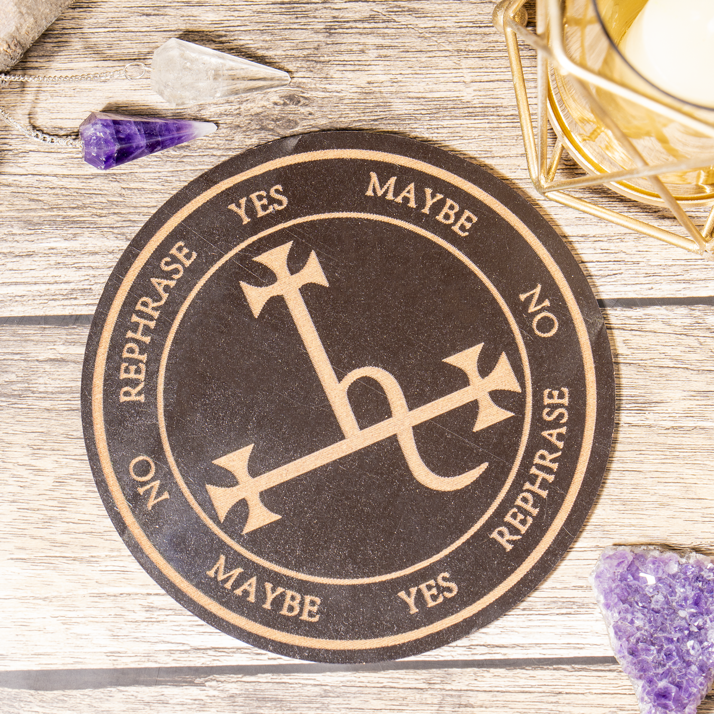 Lilith Sigil Altar 6" | Pendulum Board |Feminine Sigil Board