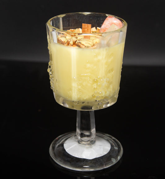 Energy Cleansing Candles (Vintage Westmoreland Grape Goblets)