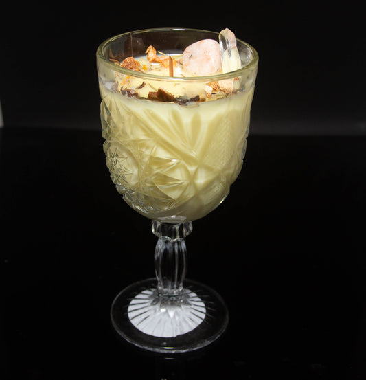 Energy Cleansing Candles (Vintage Libby Star Goblets))