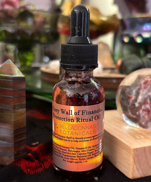 Fiery Wall of Financial Protection Ritual Oil