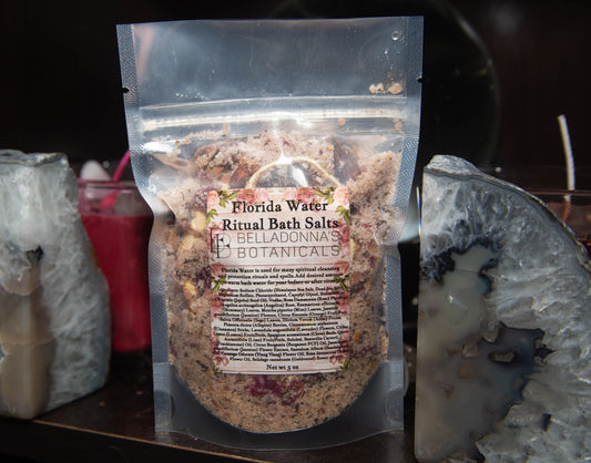 Florida Water Ritual Bath Salt Pouch