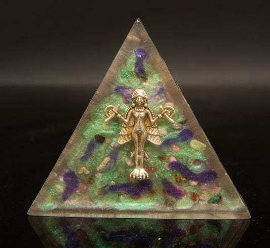 Lilith Goddess Resin Triangle of Power (used)