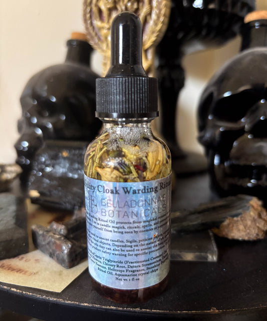 Invisibility Cloak Warding Ritual Oil