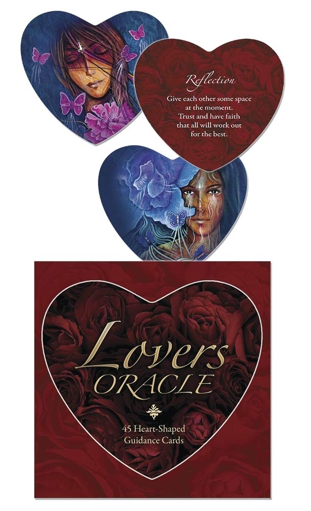 Lovers Oracle: Heart-Shaped Fortune Telling Cards (used)