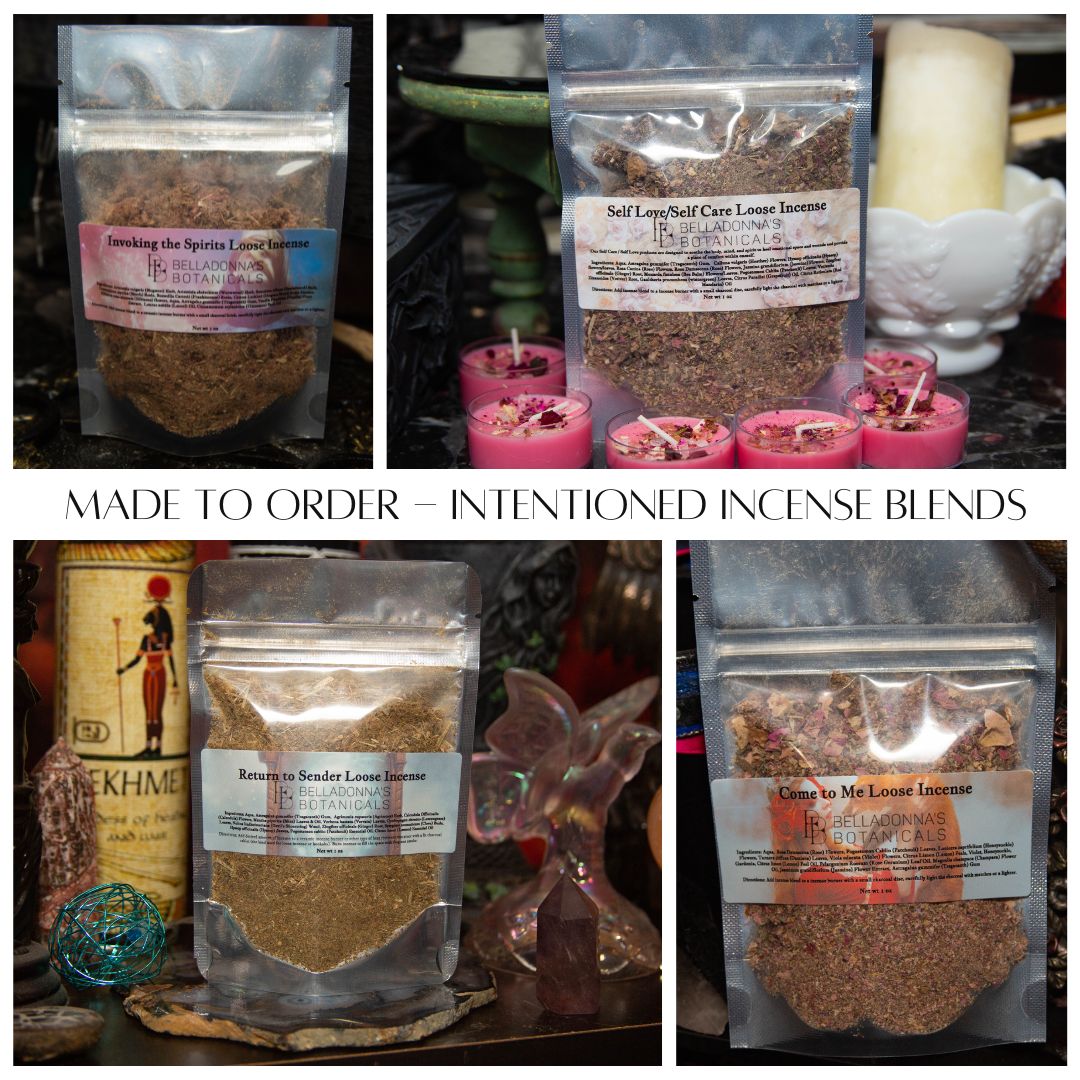 Made to Order Intentioned Incense Blends