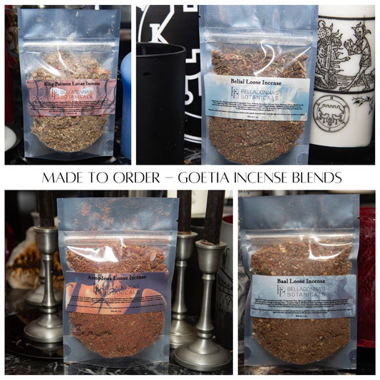 Made to Order Goetia Incense Blends