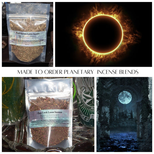Made to Order Planetary Incense Blends