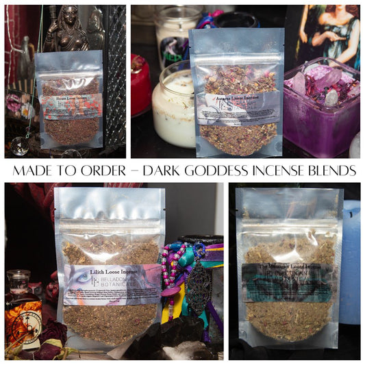 Made to Order Dark Goddess Incense Blends