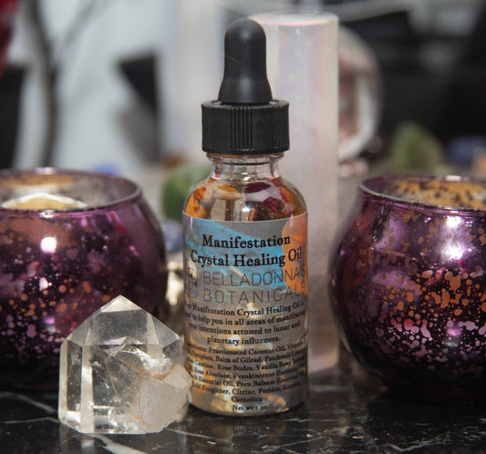 Manifestation Crystal Healing Oil