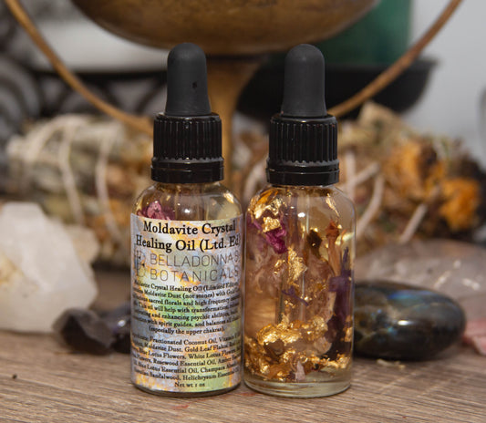 Moldavite Crystal Healing Oil (Limited Edition)