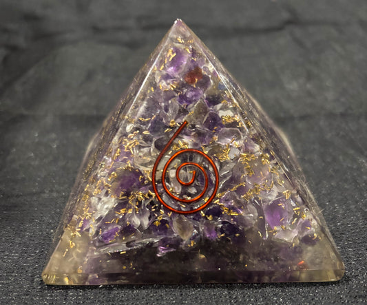 Amethyst Orgone Pyramid (used)