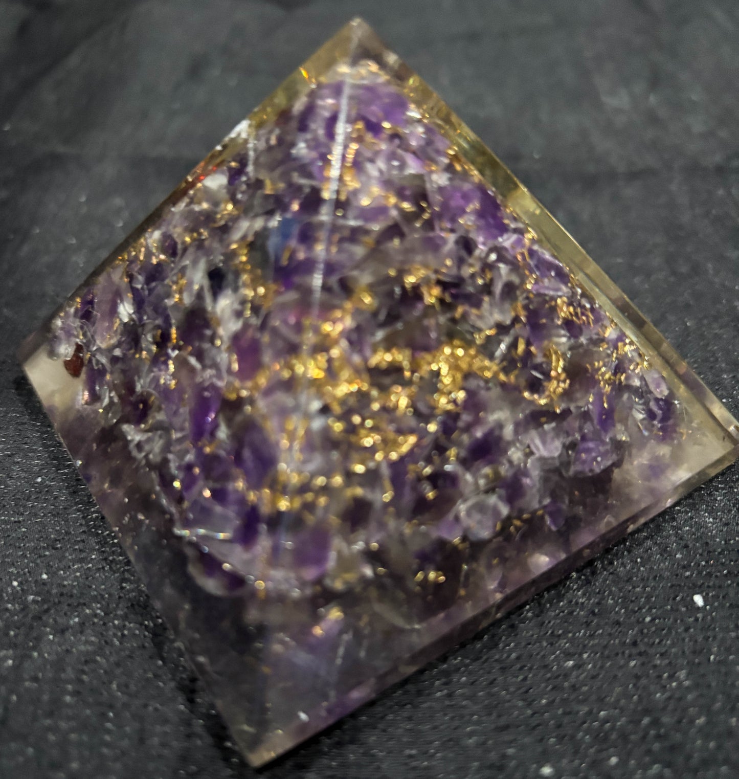 Amethyst Orgone Pyramid (used)