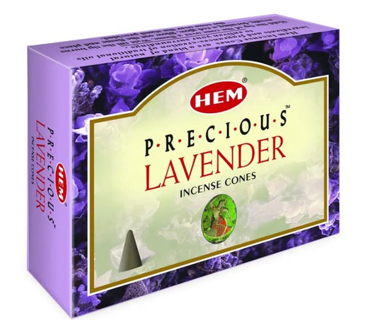 Precious Lavender Incense Cones (Hem)