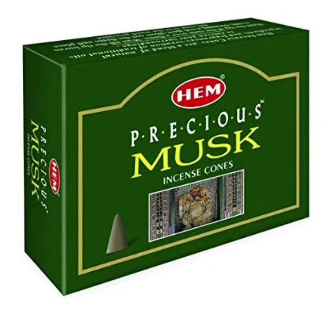 Precious Musk Incense Cones (Hem)