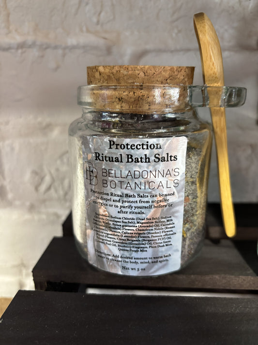 Protection Ritual Bath Salt Jar