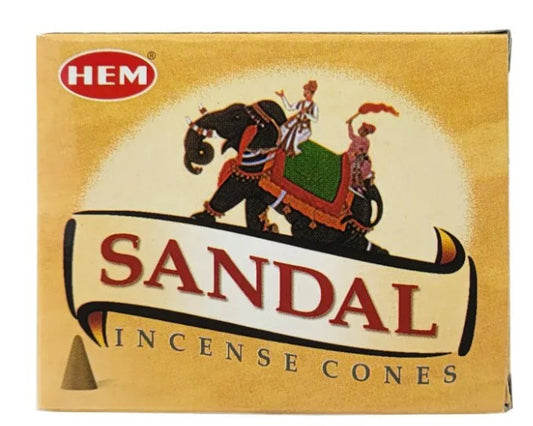 Sandalwood Incense Cones (Hem)