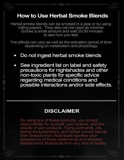 Made to Order Herbal Smoke Blends