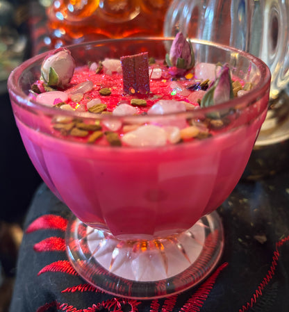 Soulmate Connection Candle (Jeanette Depression Glass Bowl)